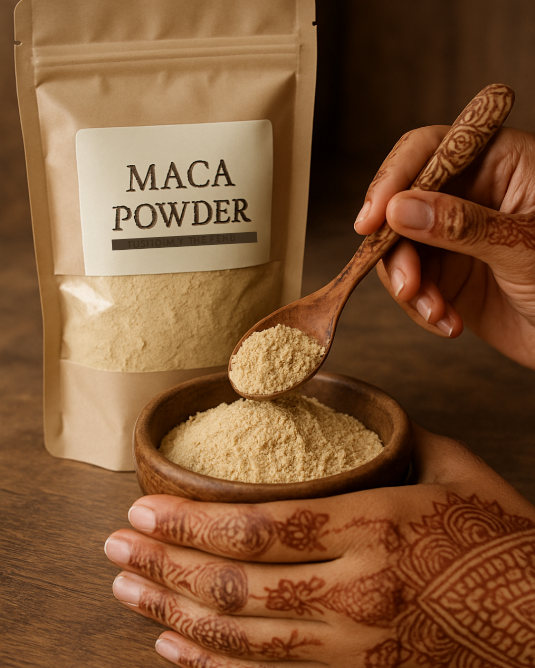 Organic Maca Root Powder | Lepidium meyenil| Resealable Bag