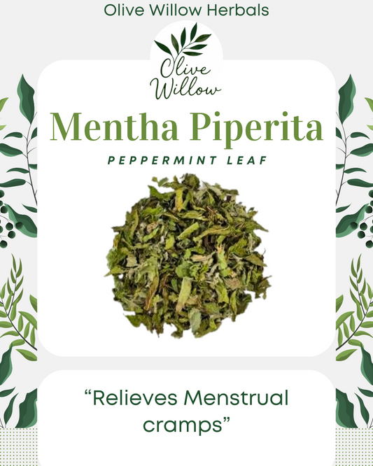 Dried Peppermint Leaf | Mentha piperita | Cooling Herbal Tea | Resealable Bag